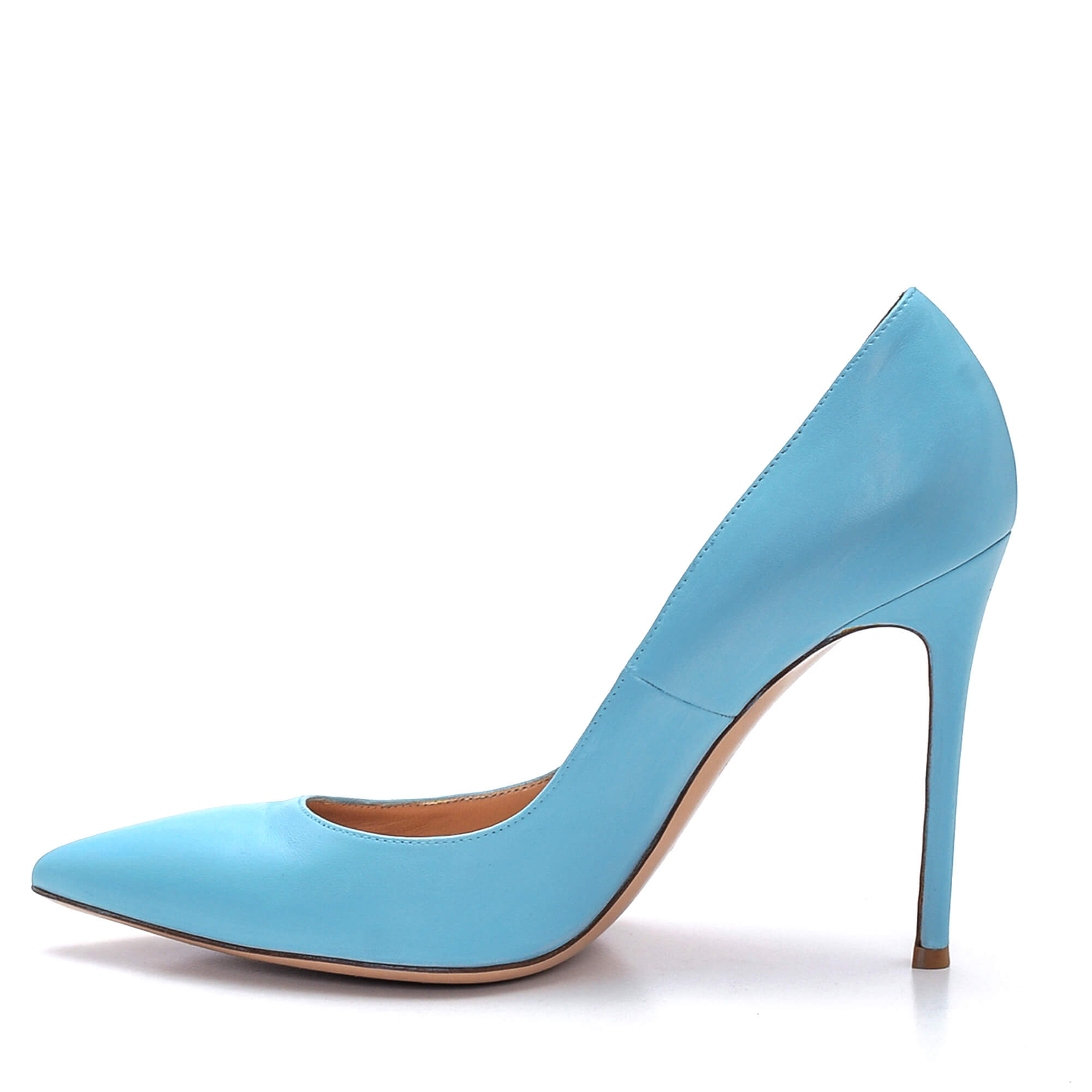 Gianvito Rossi - Blue Leather 105 Pumps  